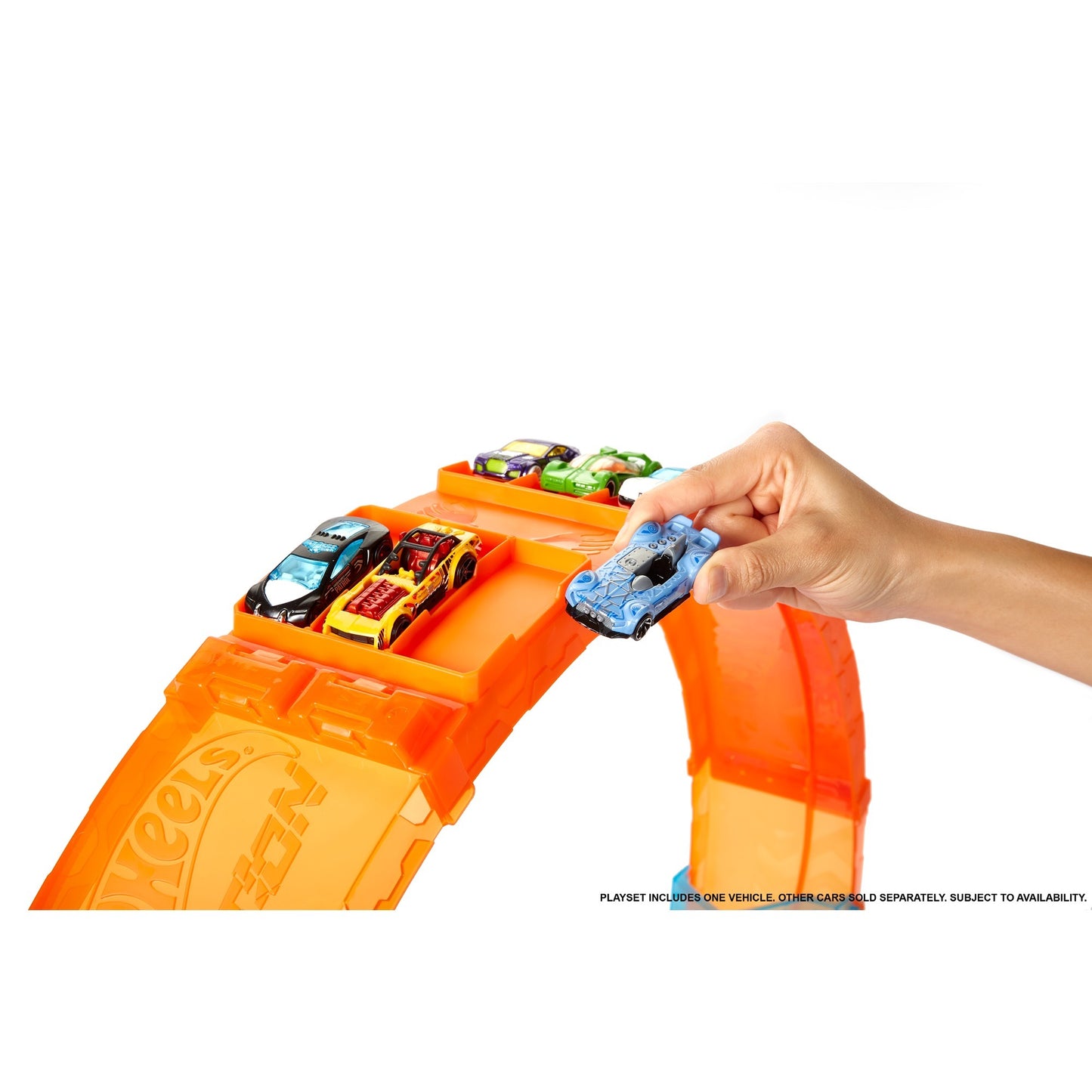 Hot Wheels massive loop mayhem track set racebaan