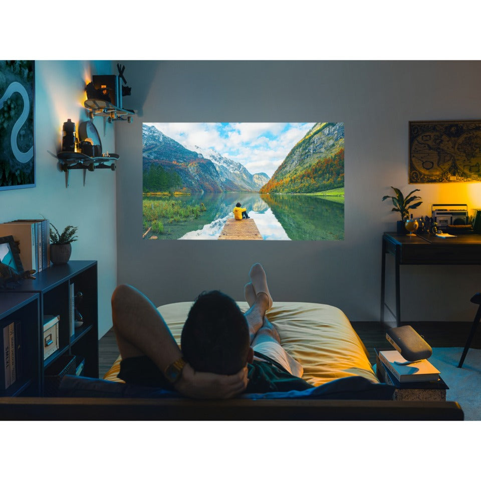 ViewSonic draagbare ledprojector met harman kardon-luidsprekers (zwart, hdmi, audio)