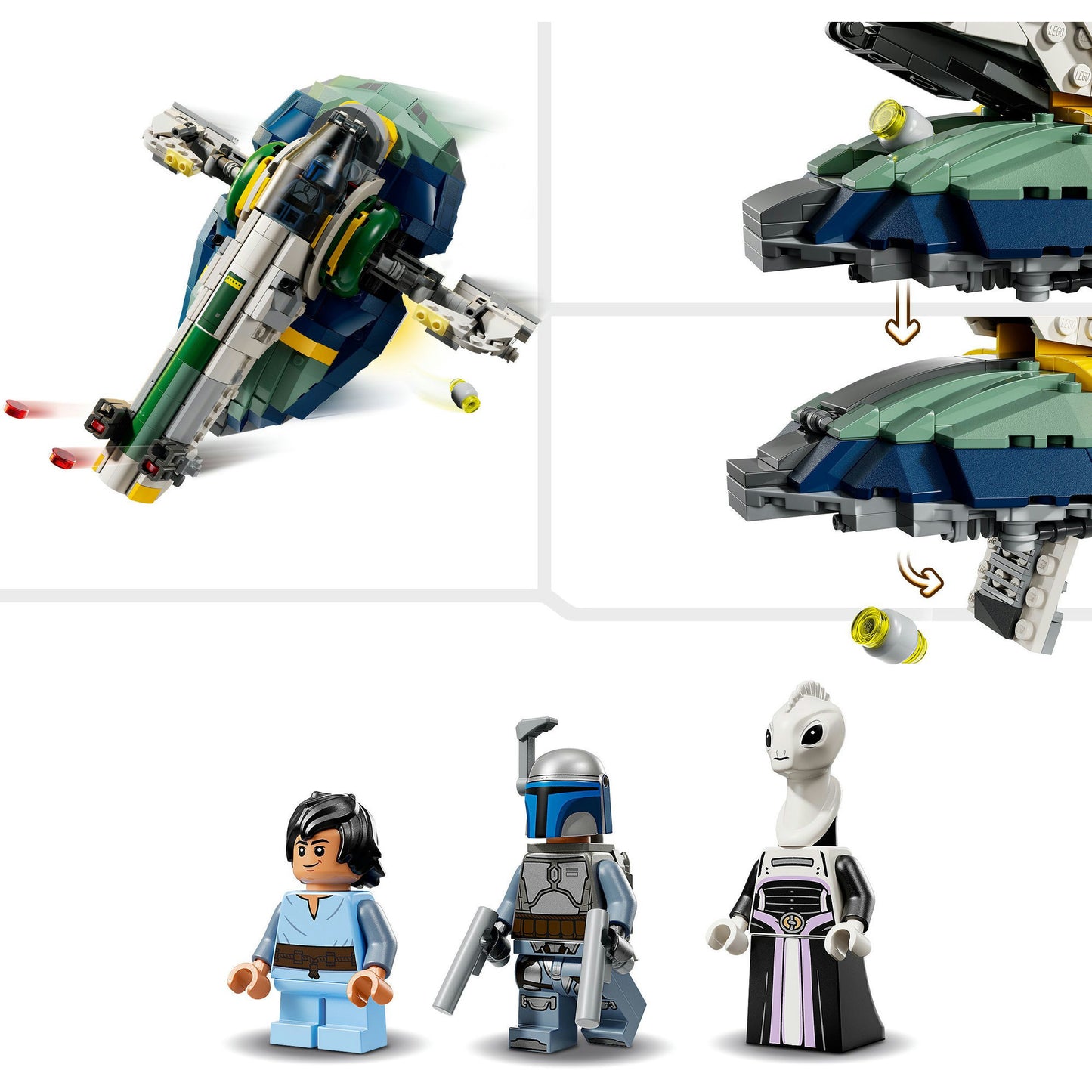 LEGO star wars 75433 jango fetts ruimteschip