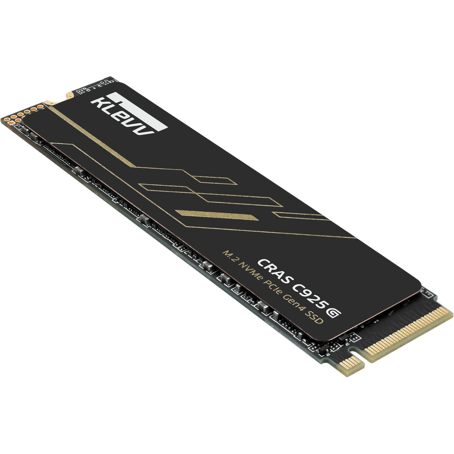 KLEVV cras c925g 1 tb ssd (zwart, k01tbm2sp0-25g, pcie gen 4.0 x4, nvme 2.0)