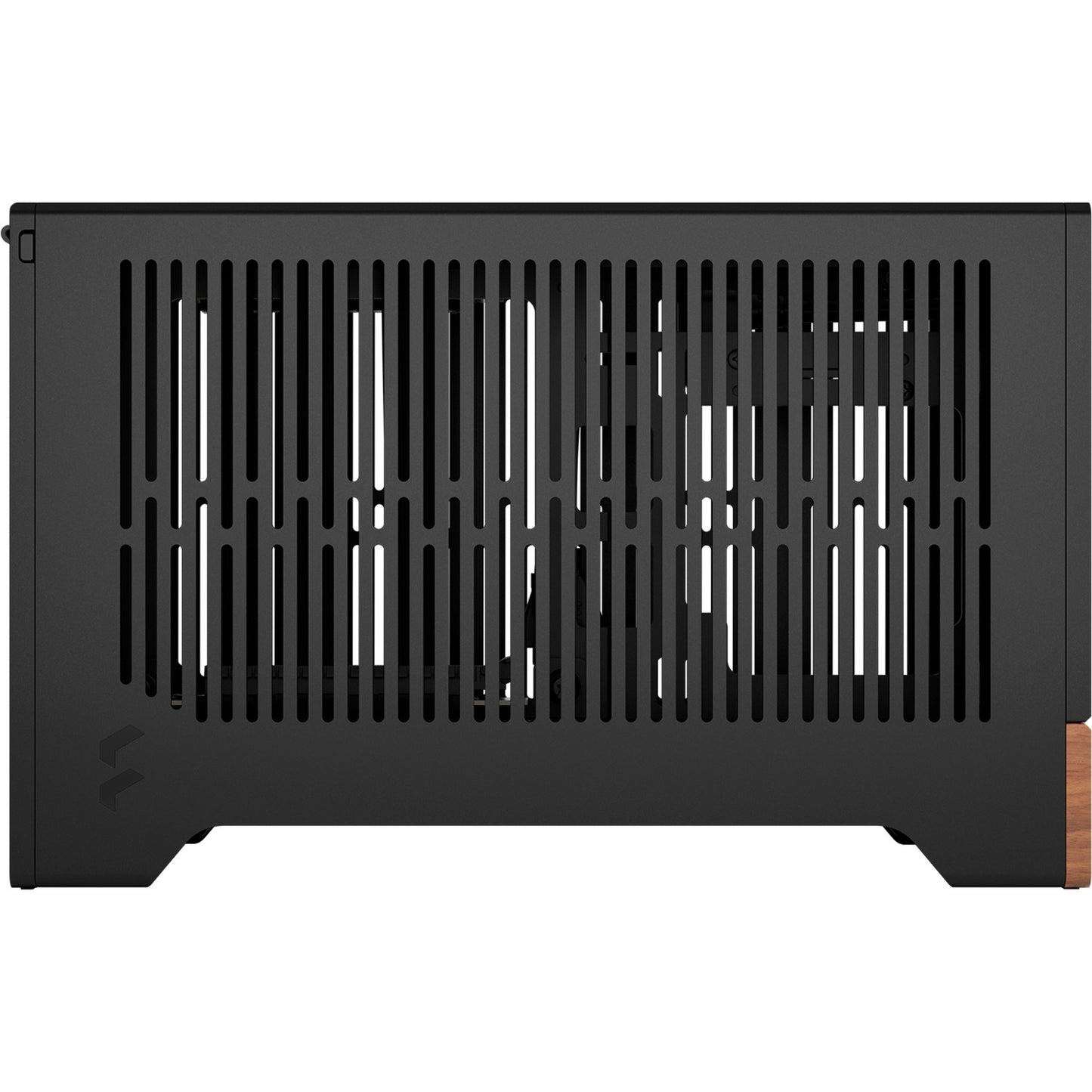 Fractal Design terra mini tower behuizing (grafiet houtkleur | 1x usb-a | 1x usb-c)