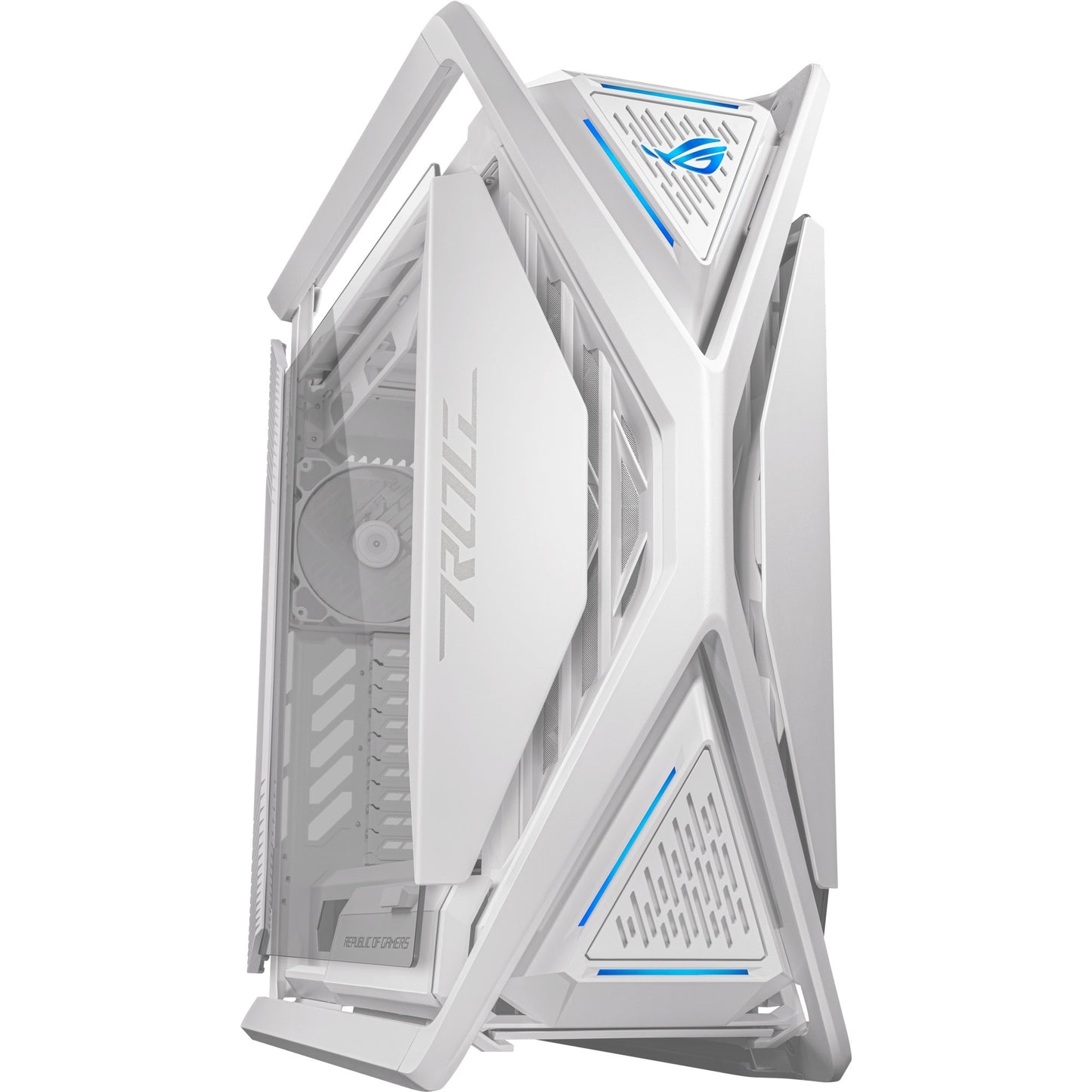 ASUS rog hyperion gr701 big tower behuizing (wit | 4x usb-a | 2x usb-c | rgb | tempered glass)
