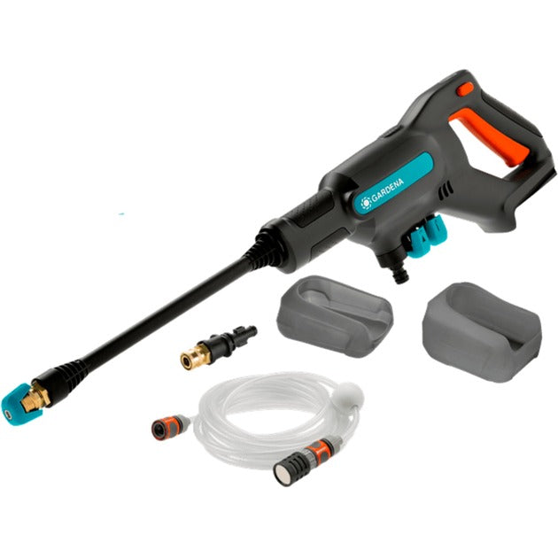 GARDENA aquaclean 24 18 v p4a solo drukreiniger (grijs turquoise, 14800-55, accu niet inbegrepen)