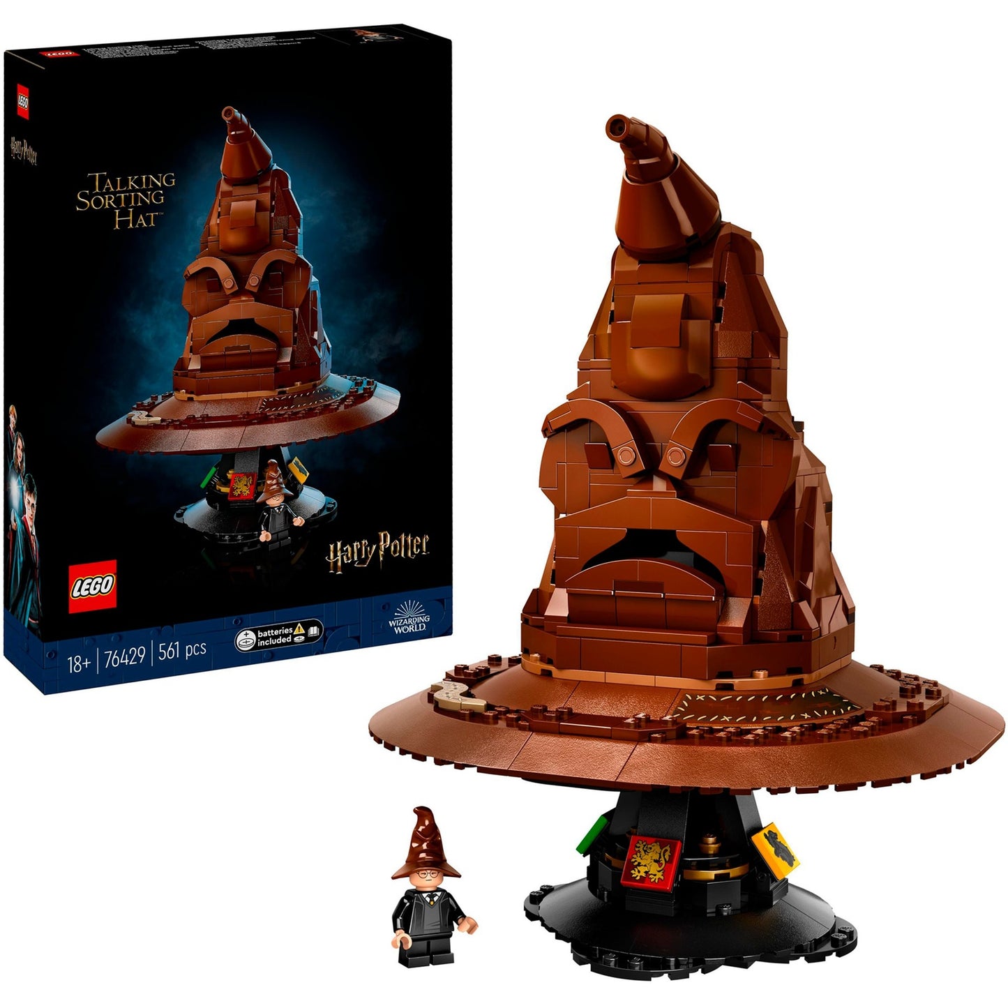 LEGO harry potter 76429 pratende sorteerhoed + geluid
