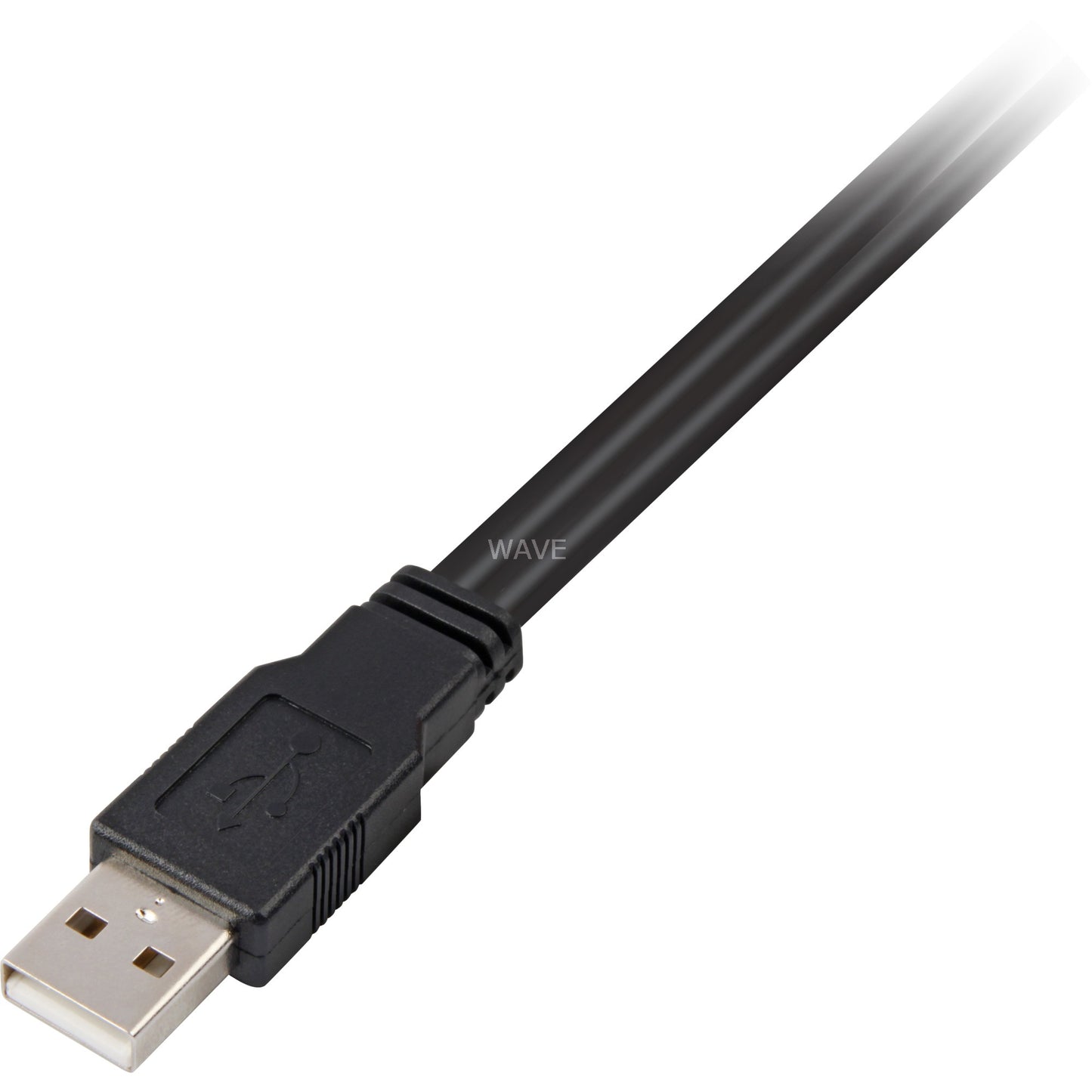 DeLOCK y-kabel 2x usb-a 2.0 male > 1 x usb-a 2.0 female splitterkabel (zwart rood, 0,2 meter)