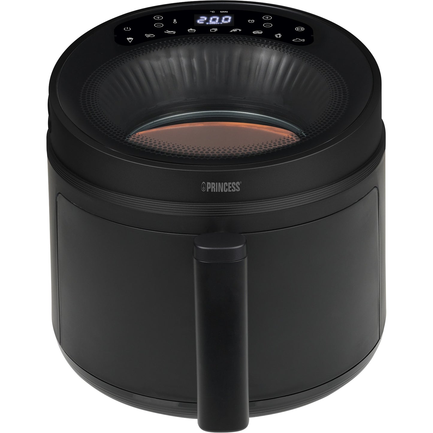 Princess cyclone vision airfryer heteluchtfriteuse (zwart, 5 liter)