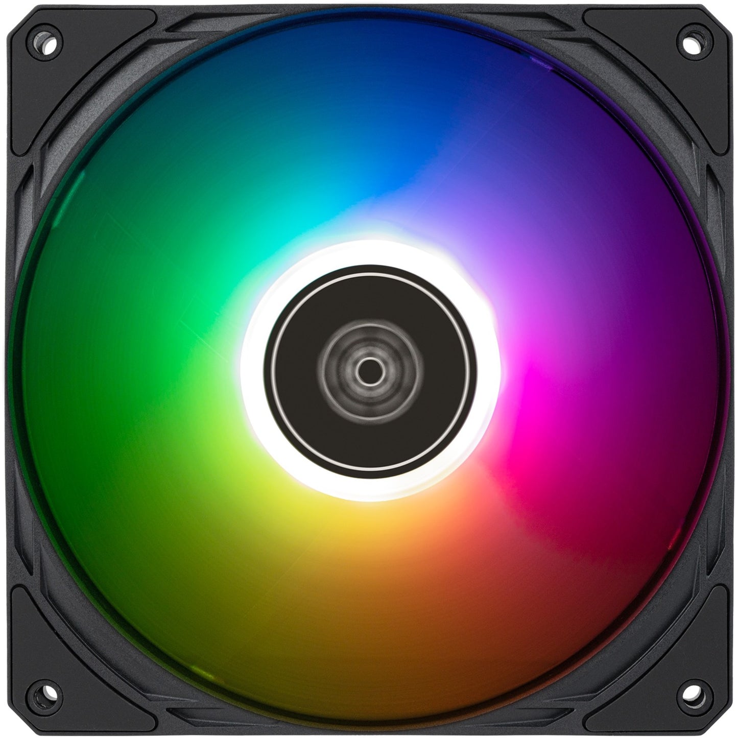 SilverStone air slimmer 140 argb case fan (zwart, 140 x 15 x 140 mm, pwm)