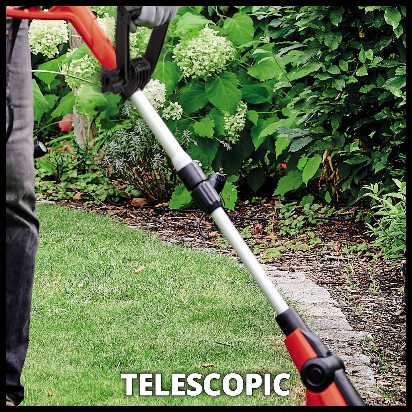 EINHELL grastrimmer gc-et 4530 kit (rood zwart)