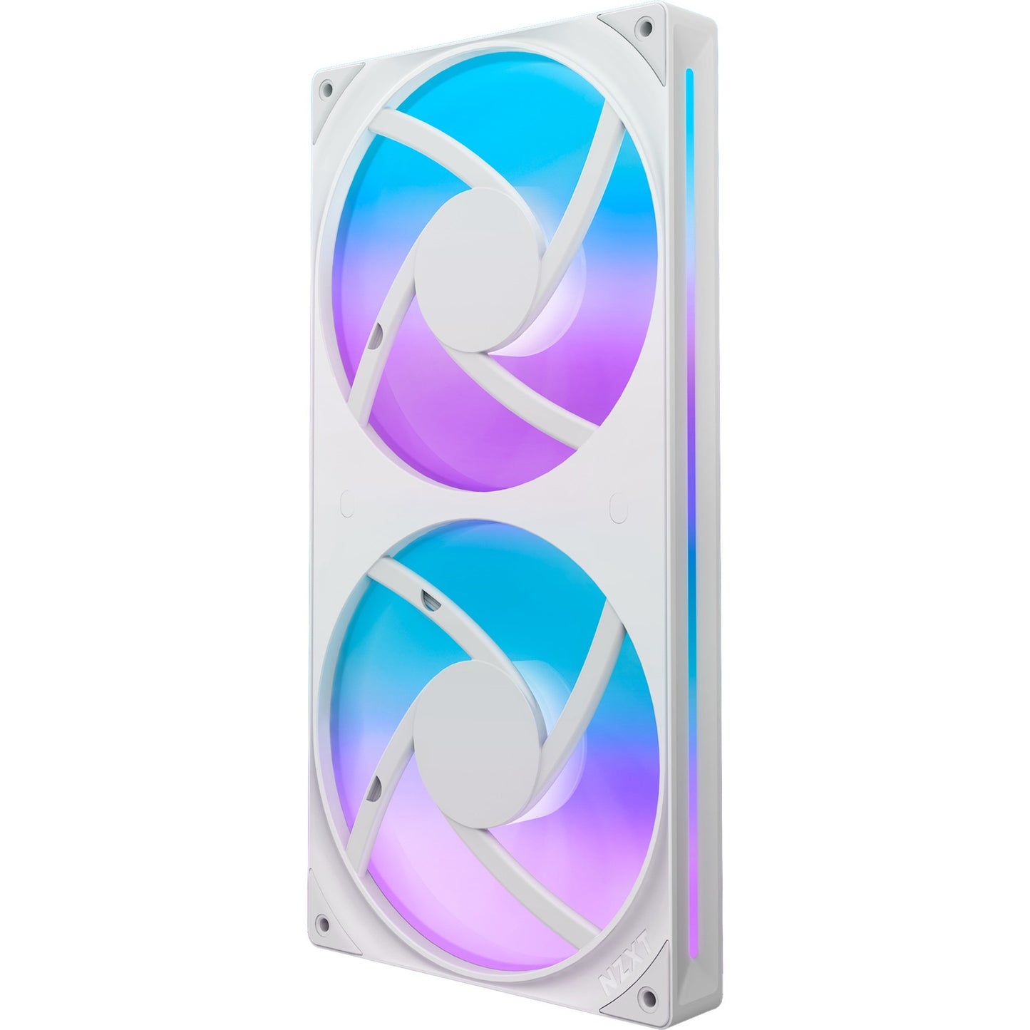 NZXT f280 rgb core case fans (wit, 2 stuks, 280 x 140 x 26 mm)