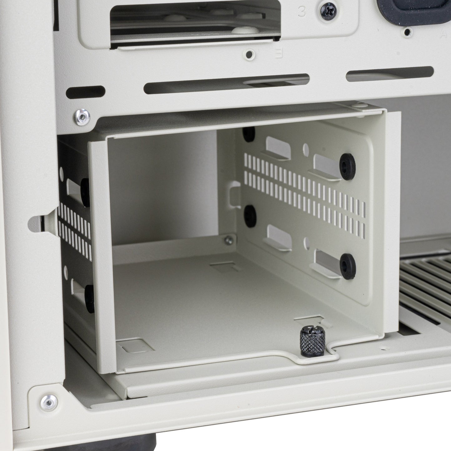 SilverStone flp02 midi tower behuizing (wit | 2x usb-a | 1x usb-c)