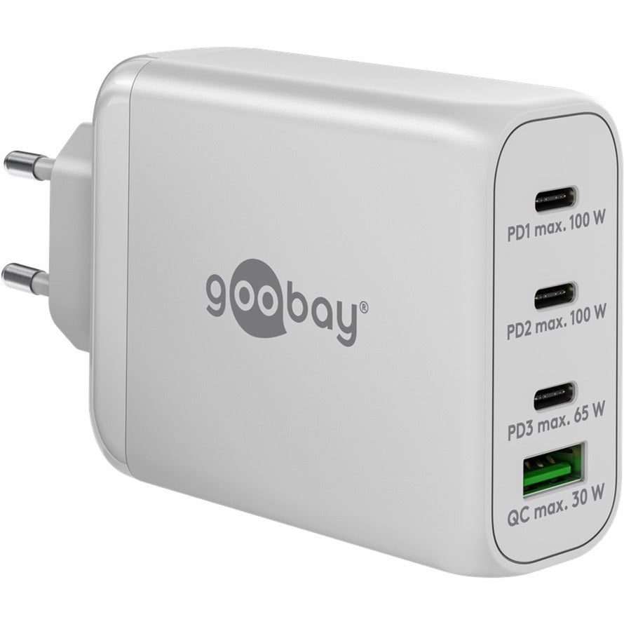 Goobay usb-c pd multiport quick charger (100 w) (wit)