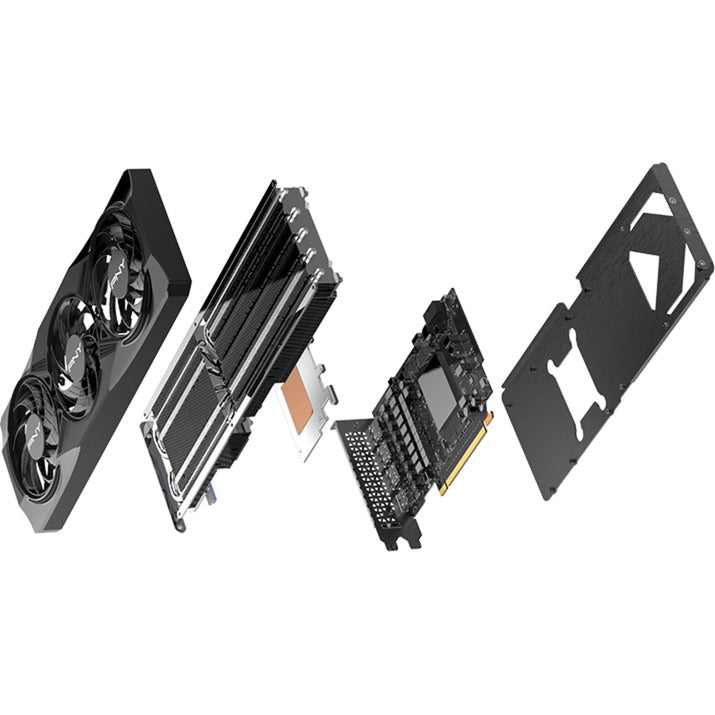 PNY geforce rtx 5070 oc grafische kaart (dlss 4, 3x displayport, 1x hdmi 2.1)