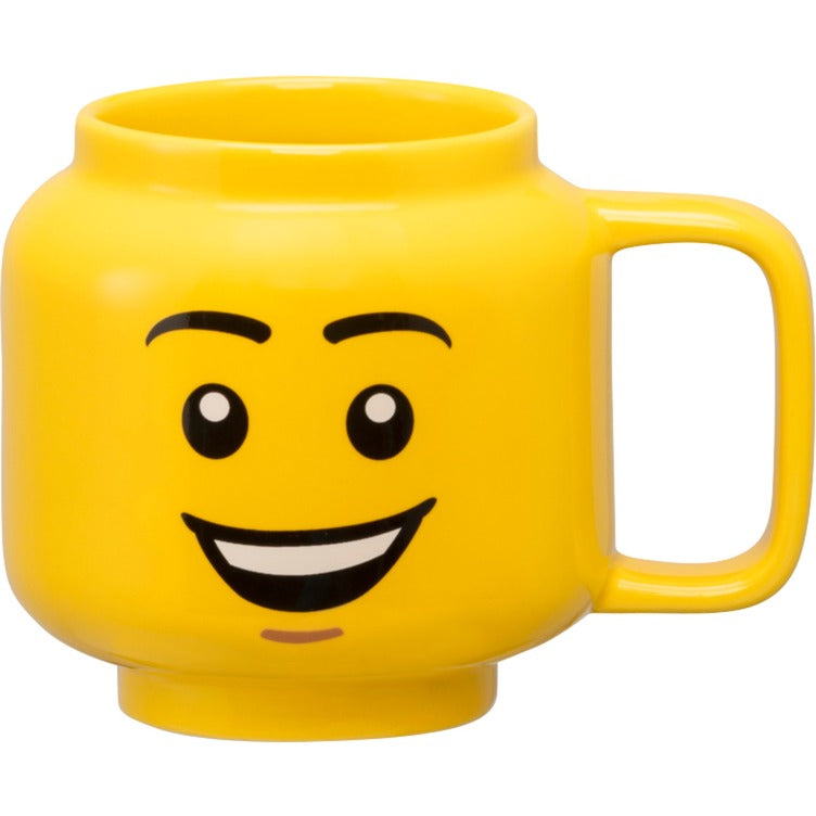 Room Copenhagen lego keramische mok - vrolijke jongen, klein (geel)