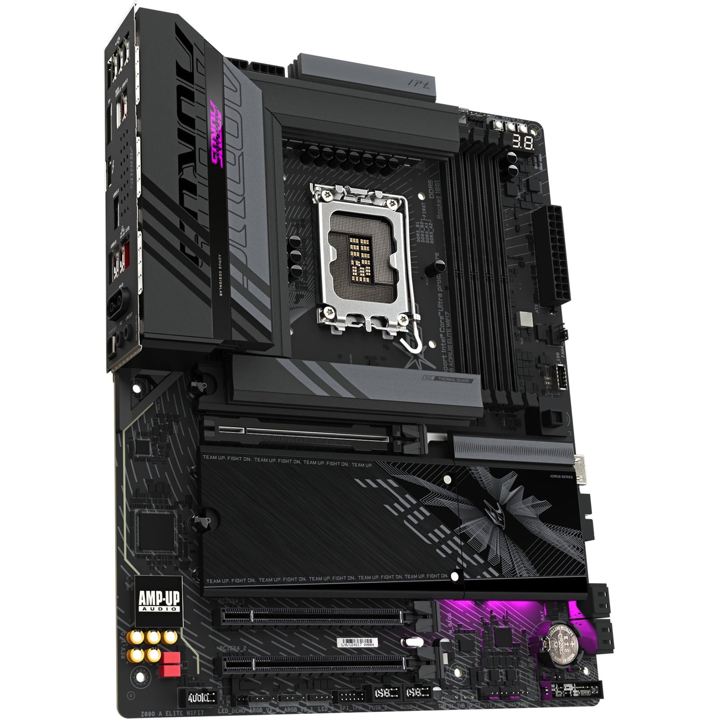 GIGABYTE z890 aorus elite wifi7 socket 1851 moederbord (raid, 2.5gb-lan, wi-fi 7, bt, sound, atx)