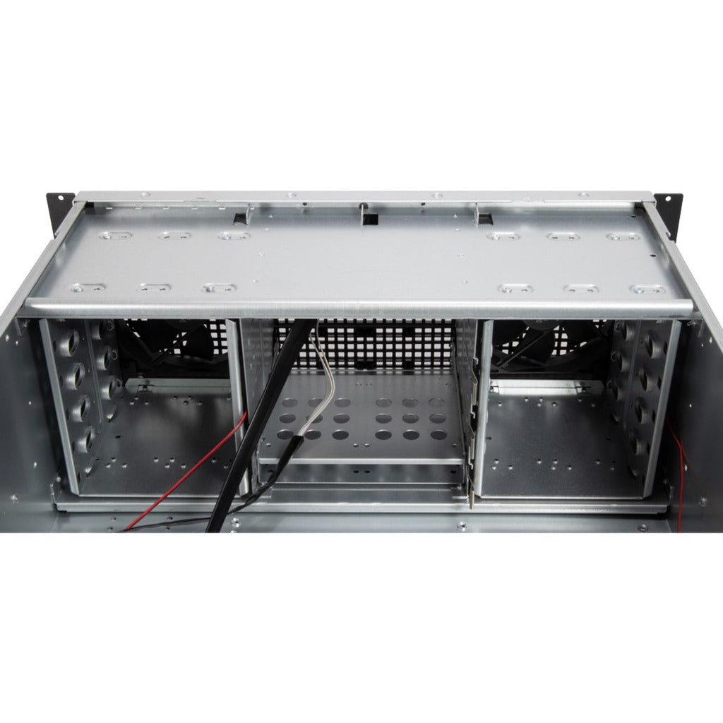 Inter-Tech 4u 40248 rack behuizing (zwart | 2x usb-a)