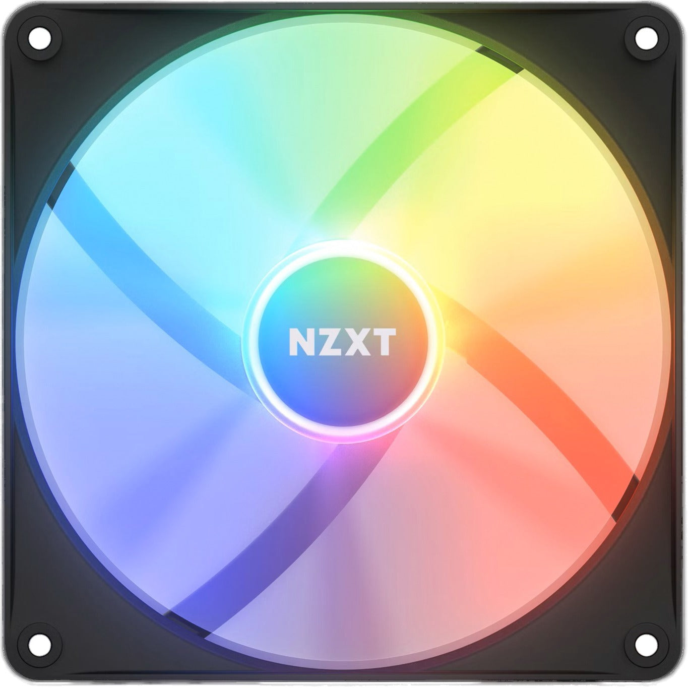 NZXT f140 rgb core case fan (zwart, 140 x 140 x 26 mm, pwm, zonder controller)