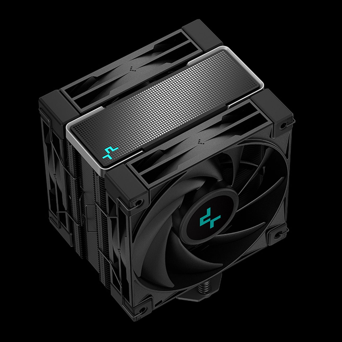 DeepCool ak400 zero dark plus cpu-koeler (zwart)