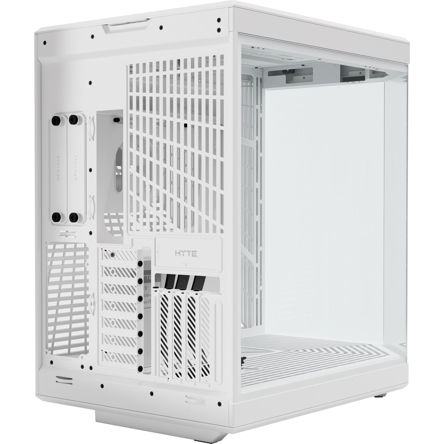 HYTE y70 midi tower behuizing (wit | 2x usb-a | 1x usb-c | tempered glass)