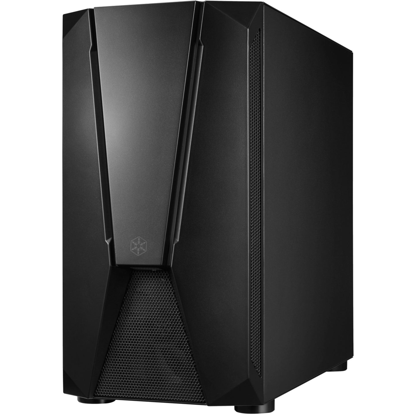 SilverStone sst-fav1mb-pro midi tower behuizing (zwart | 4x usb-a | rgb | window)