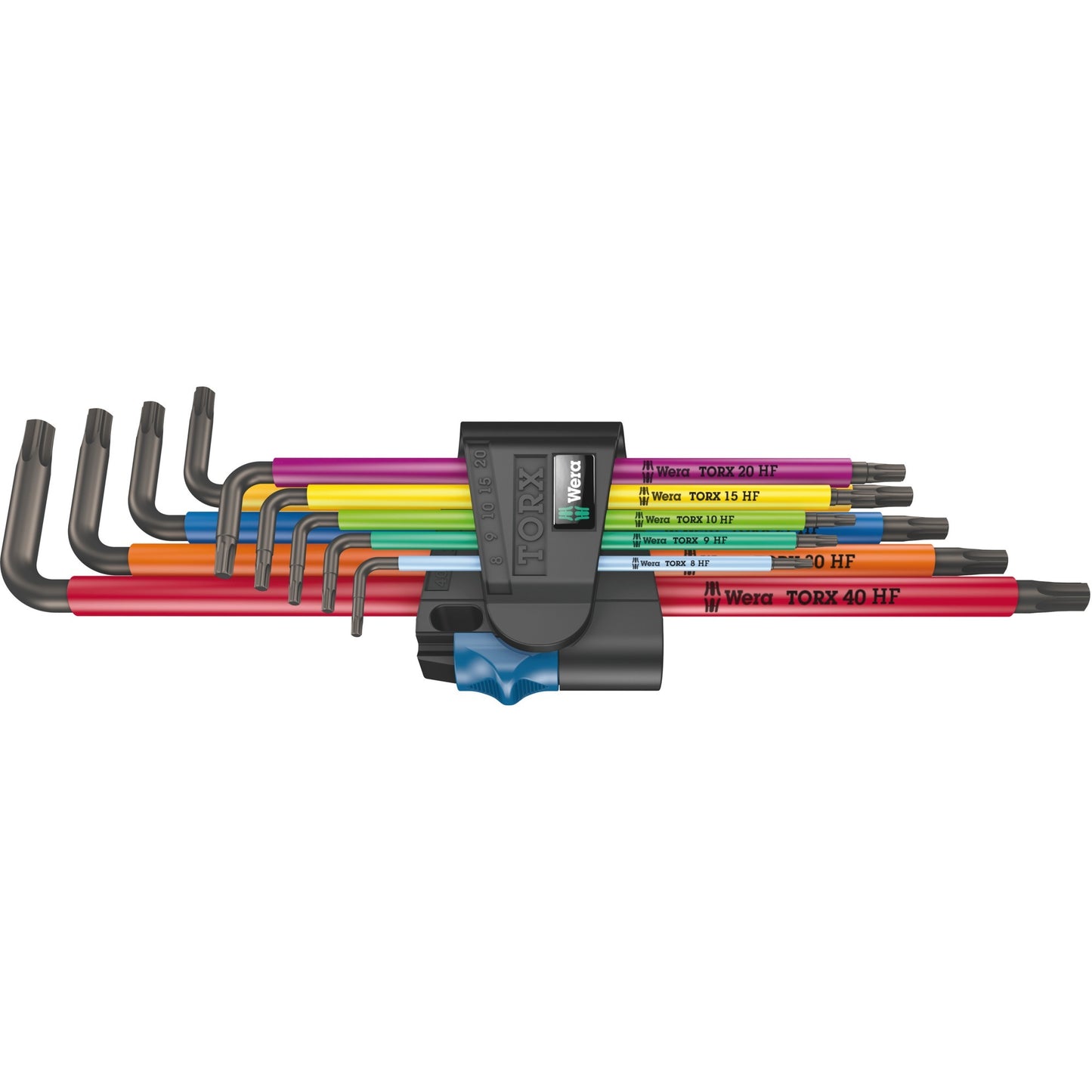Wera inbussleutelset 967 9 tx xl multicolour hf 1 (9-delig, torx t8 tot t40)