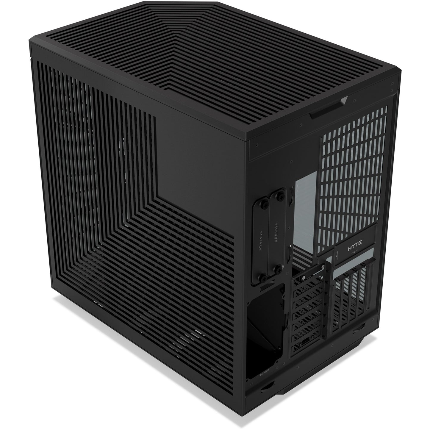 HYTE y70 touch infinite midi tower behuizing (zwart | 2x usb-a | 1x usb-c | tempered glass)