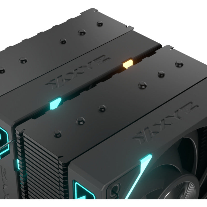 XYZ PC Gear Thermax 6 Duo RGB CPU-koeler (Zwart, ARGB, PWM)