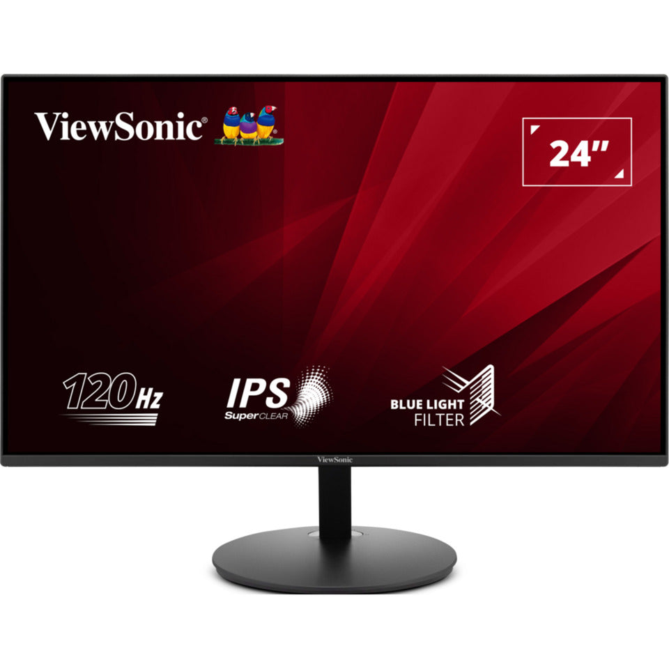 ViewSonic va24e1-h full hd 24 monitor (zwart, 1x hdmi, 1x vga, 120 hz)