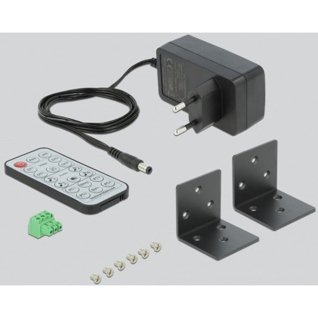 DeLOCK kvm 4-in-1 multiview switch 4x hdmi met usb kvm-switch
