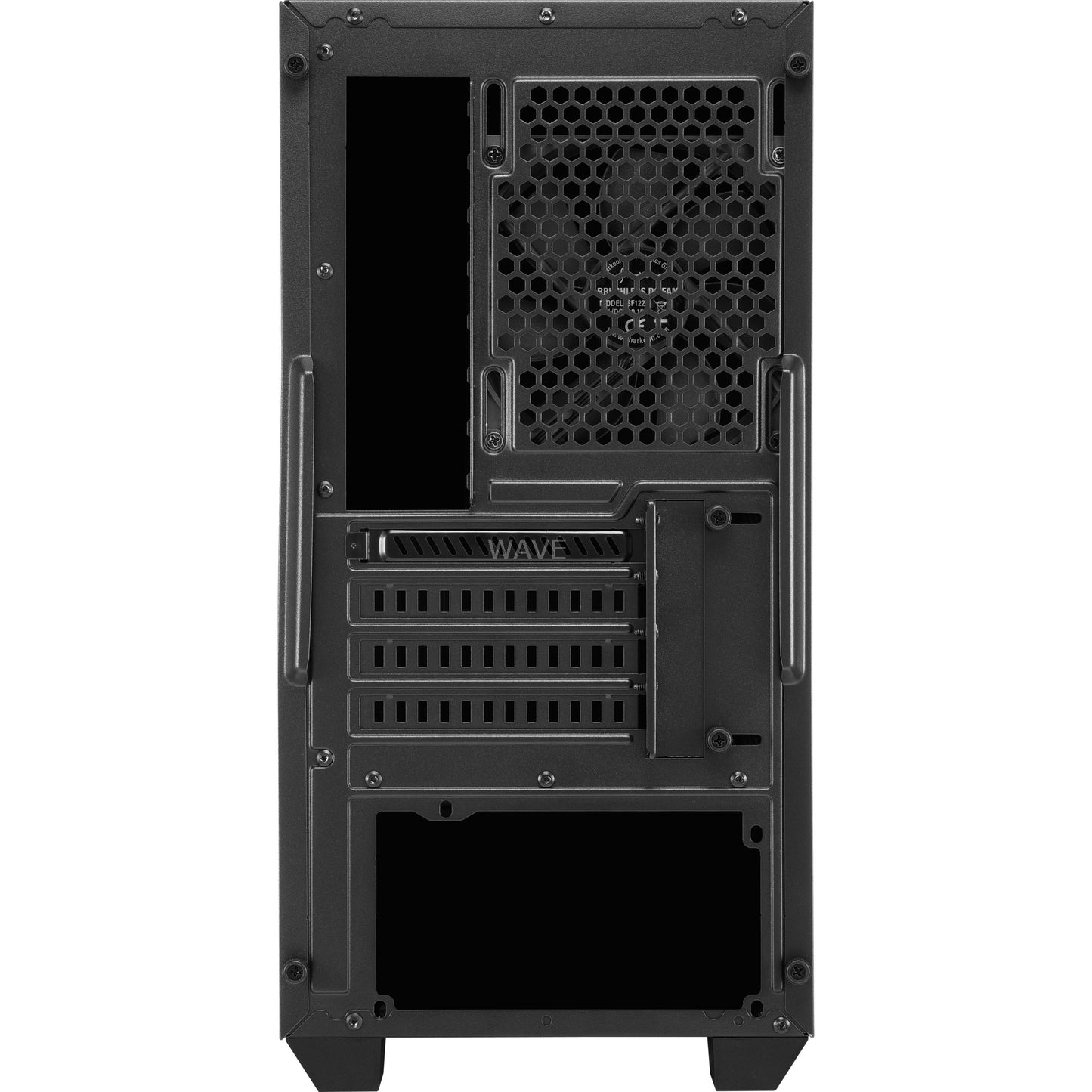 Sharkoon s1000 midi tower behuizing (zwart | 2x usb-a)