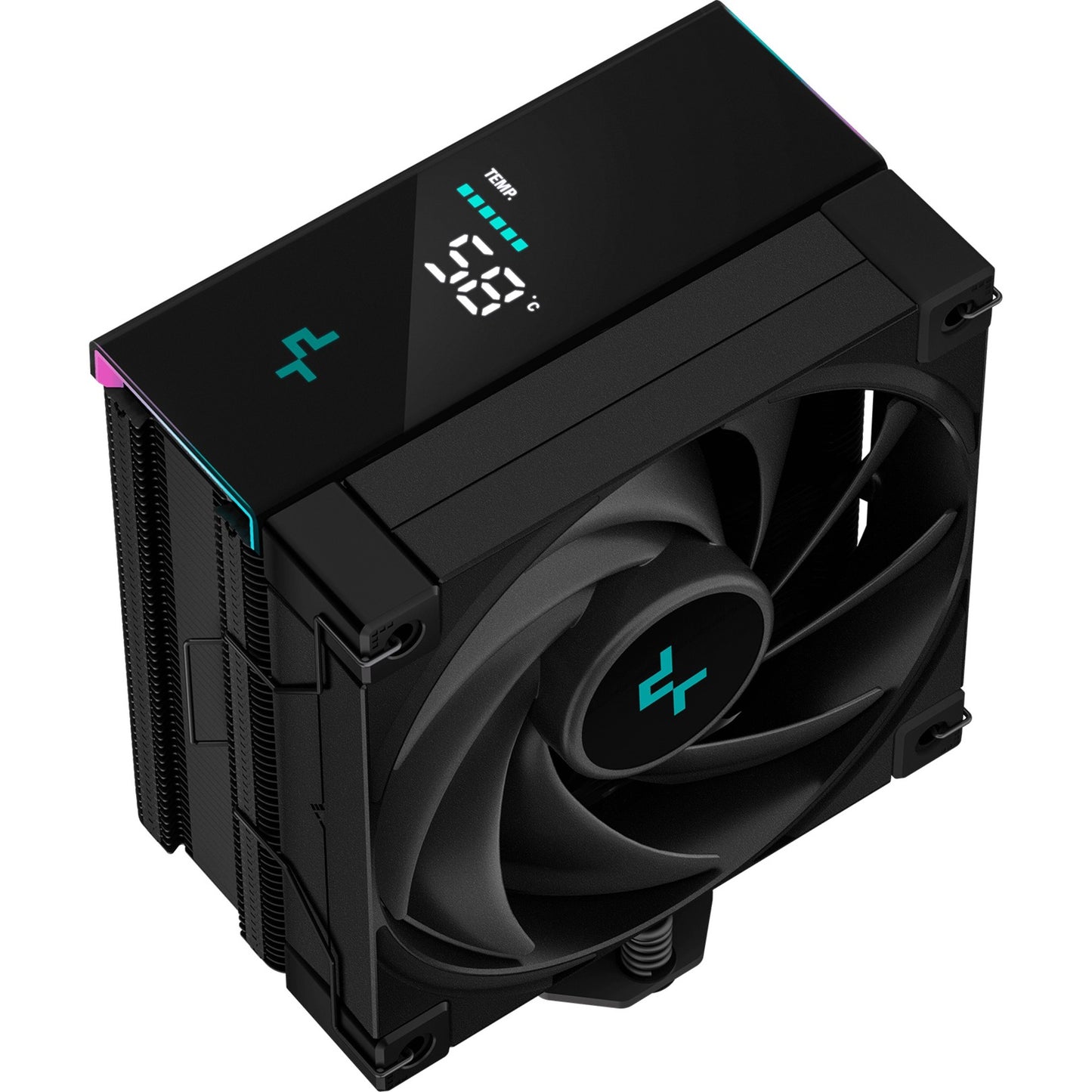 DeepCool ak400 digital rgb cpu-koeler (zwart, 4-pins pwm fan-connector)