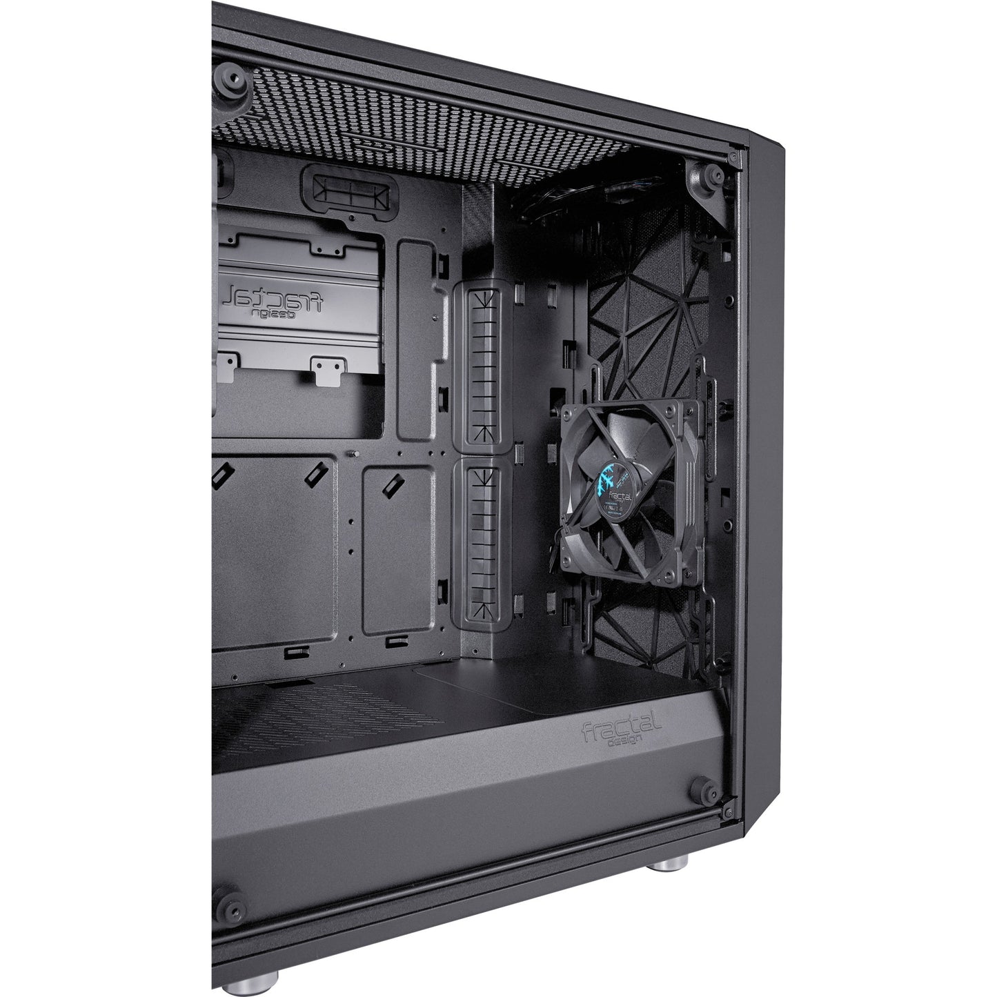 Fractal Design meshify c midi tower behuizing (zwart | 2x usb-a | tempered glass)