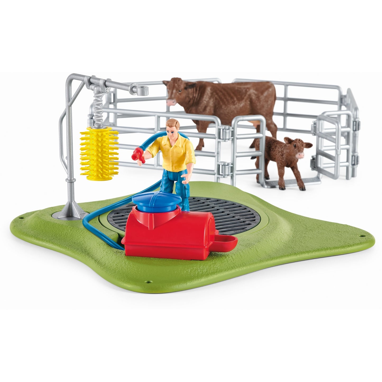 Schleich farm world - koe wasstation speelfiguur (42529)