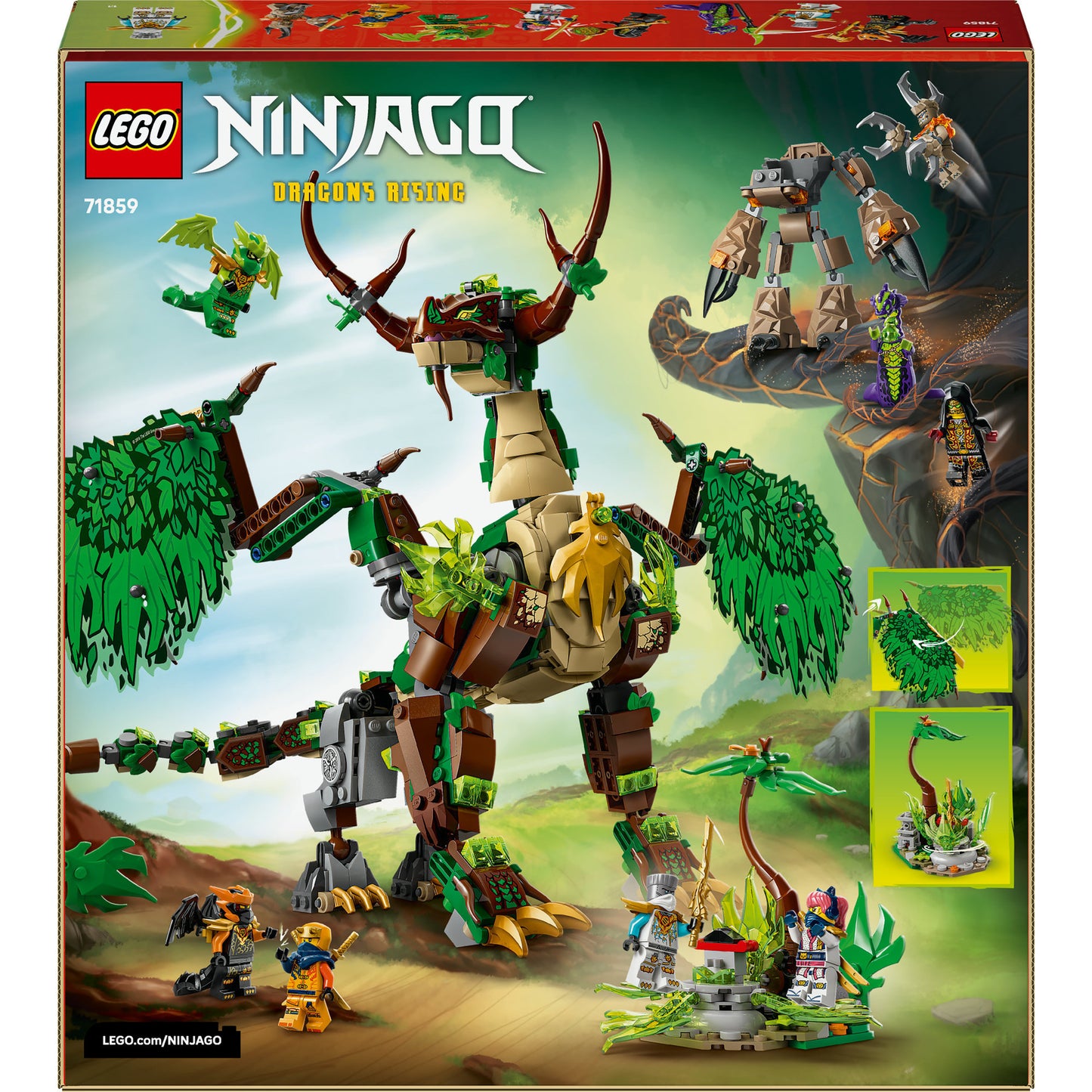LEGO ninjago - de draak van het leven constructiespeelgoed (71859)