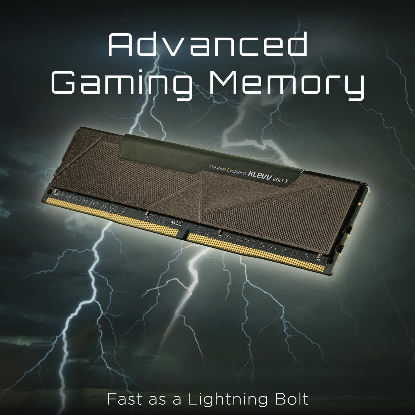 KLEVV bolt x 16 gb ddr4-3200 (2x 8 gb) werkgeheugen (zwart, kd48gu880-32a160u, xmp 2.0)
