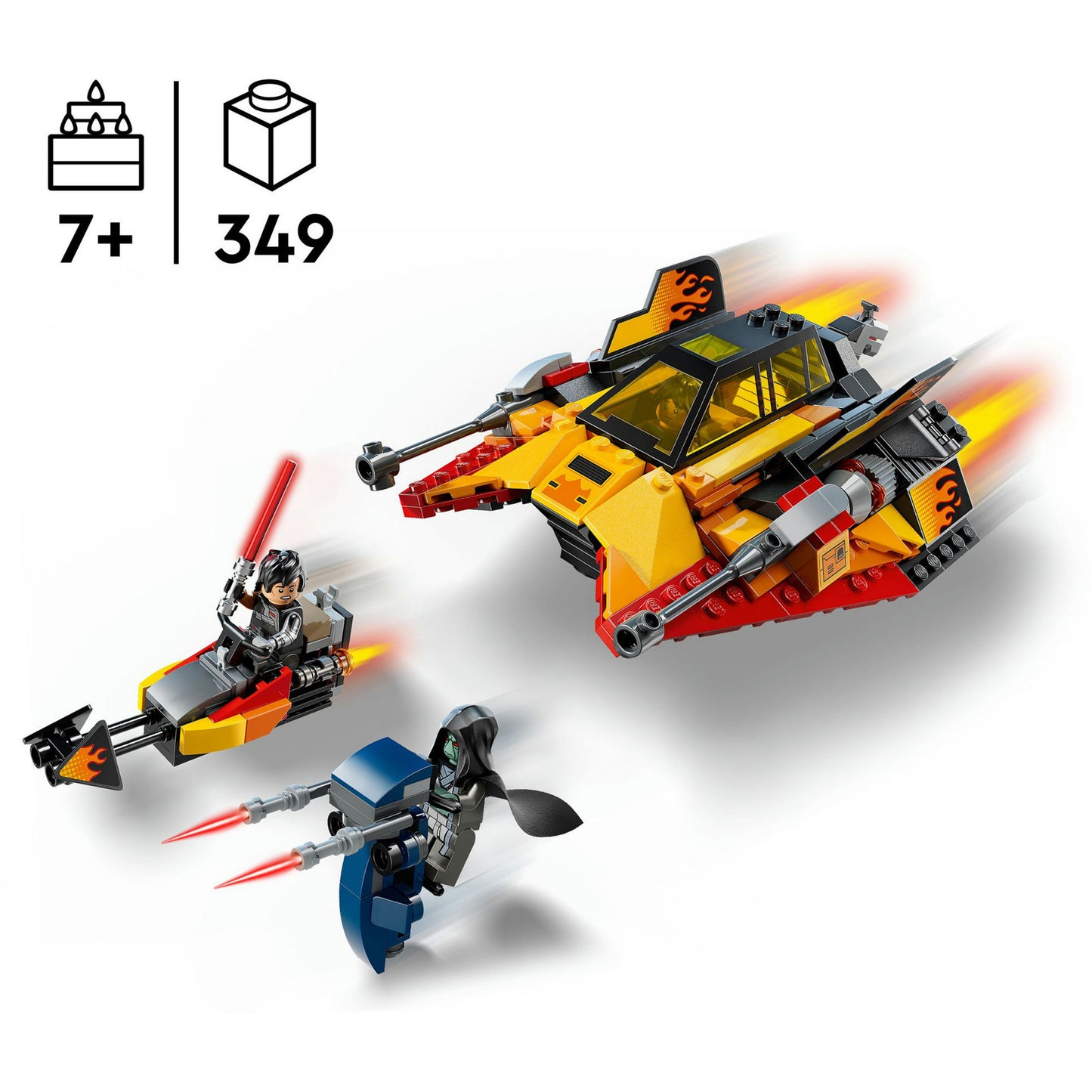 LEGO star wars 75414 the force burner snowspeeder