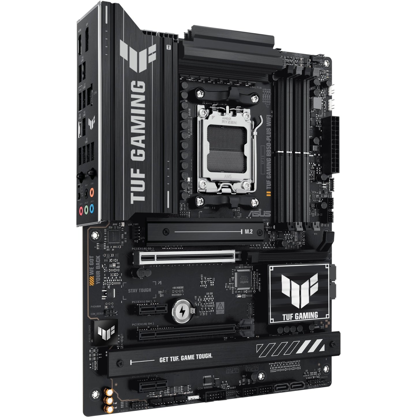 ASUS tuf gaming b850-plus wifi socket am5 moederbord (raid, 2.5gb-lan, wi-fi 7, bt, sound, atx)