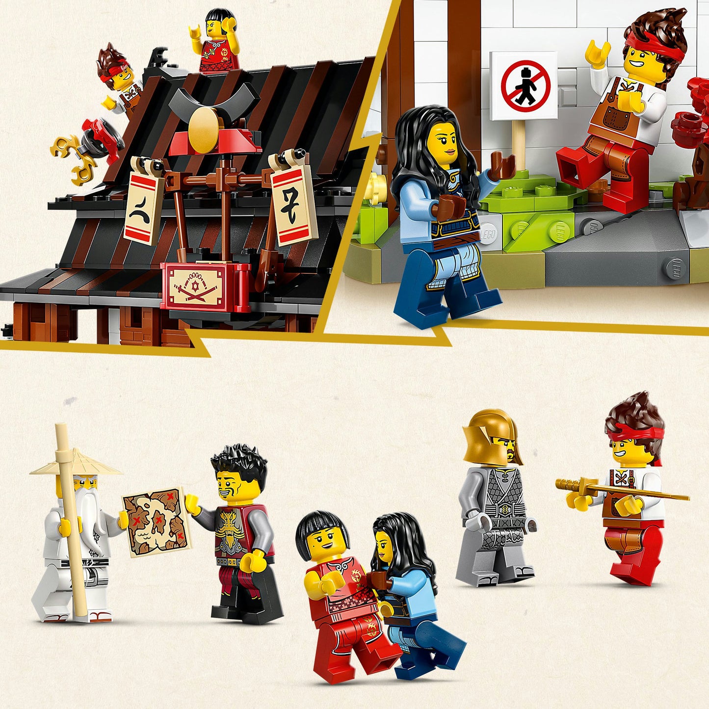 LEGO ninjago 71858 15-jarig jubileum: smederij de vier wapens