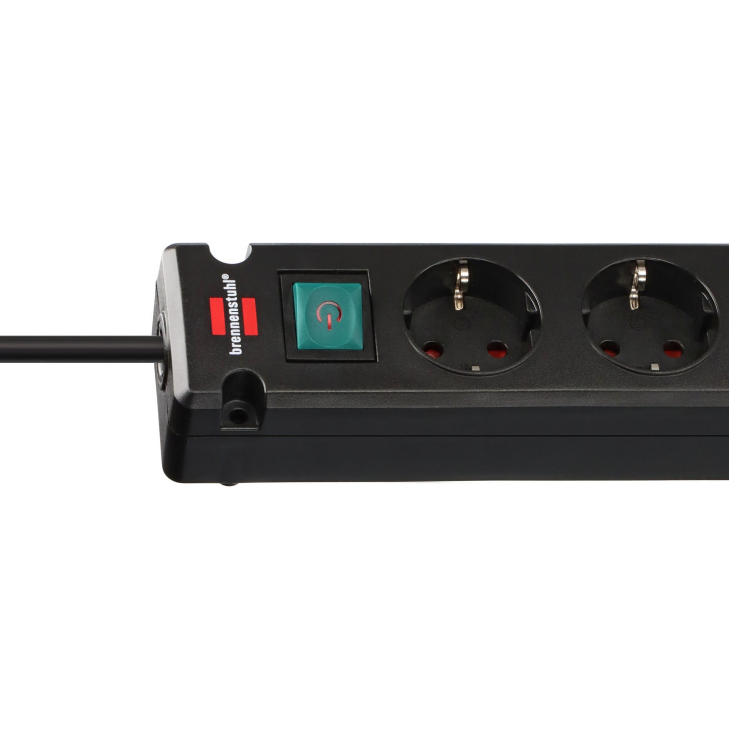 Brennenstuhl bremounta stekkerdoos 5-voudig met 2 usb c-laadcontactdozen stekkerdoos (zwart, 2x usb c)