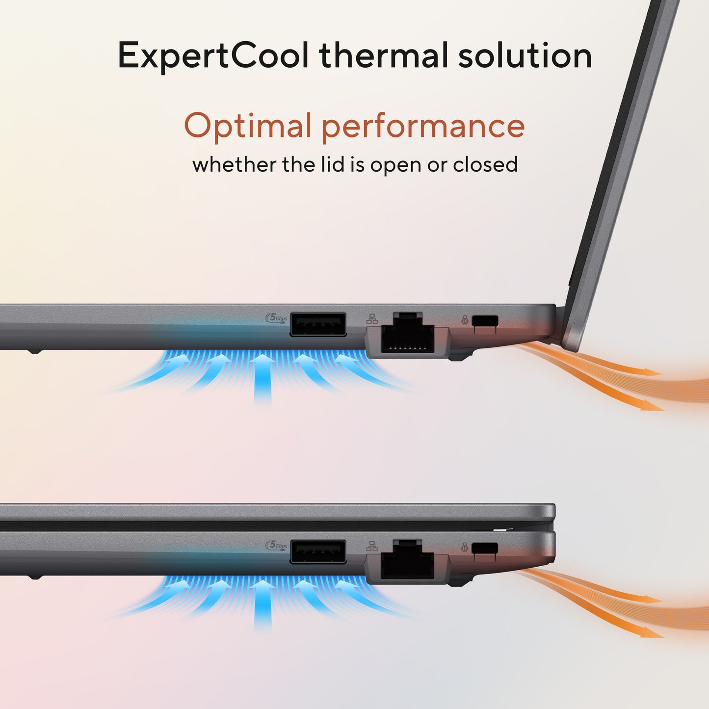 ASUS expertbook p1 pm1403cda-s60200x 14 laptop (grijs | r7 170 | radeon 680m | 16 gb | 512 gb ssd)