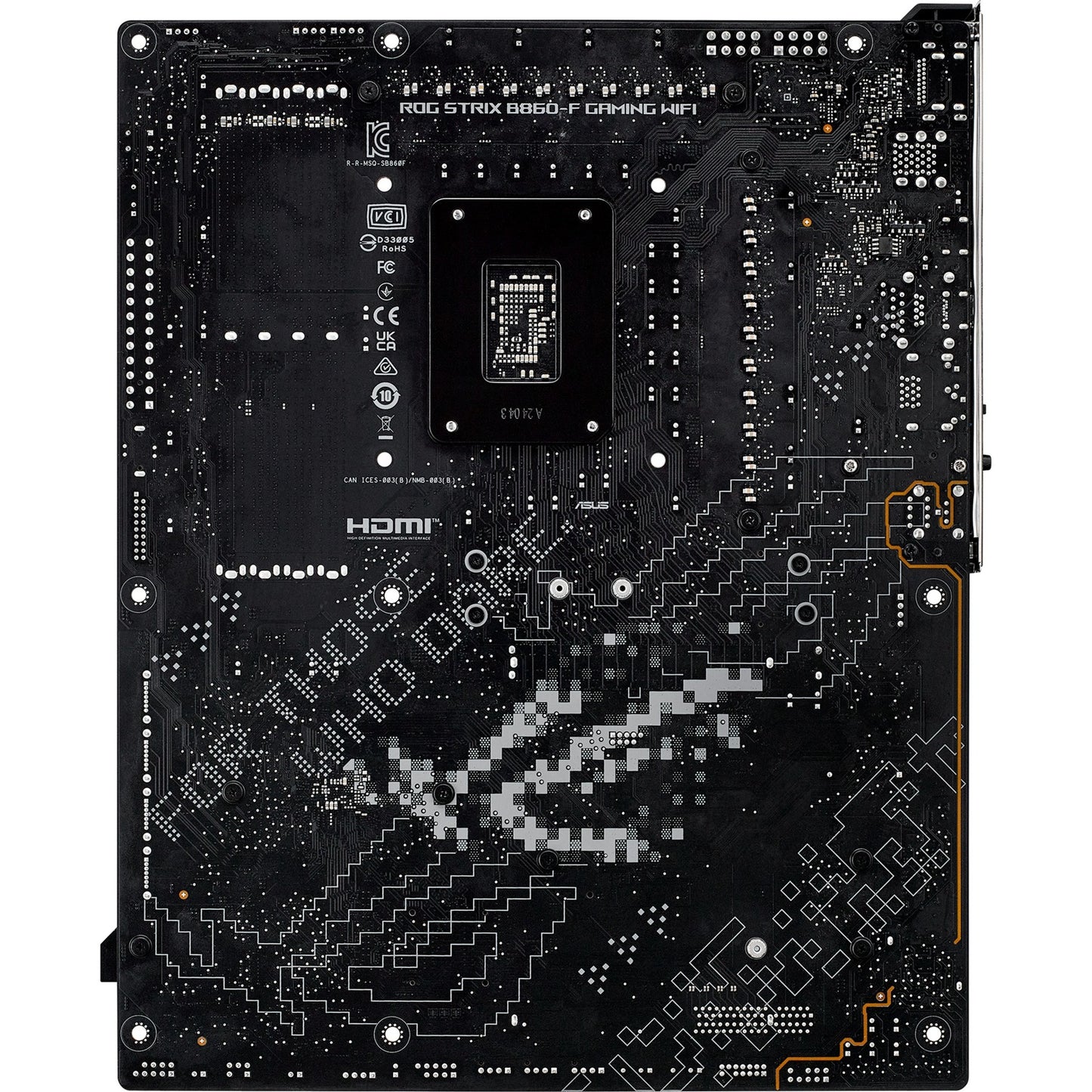 ASUS rog strix b860-f gaming wifi socket 1851 moederbord (raid, 2.5 gb-lan, wi-fi 7, bt, sound, atx)
