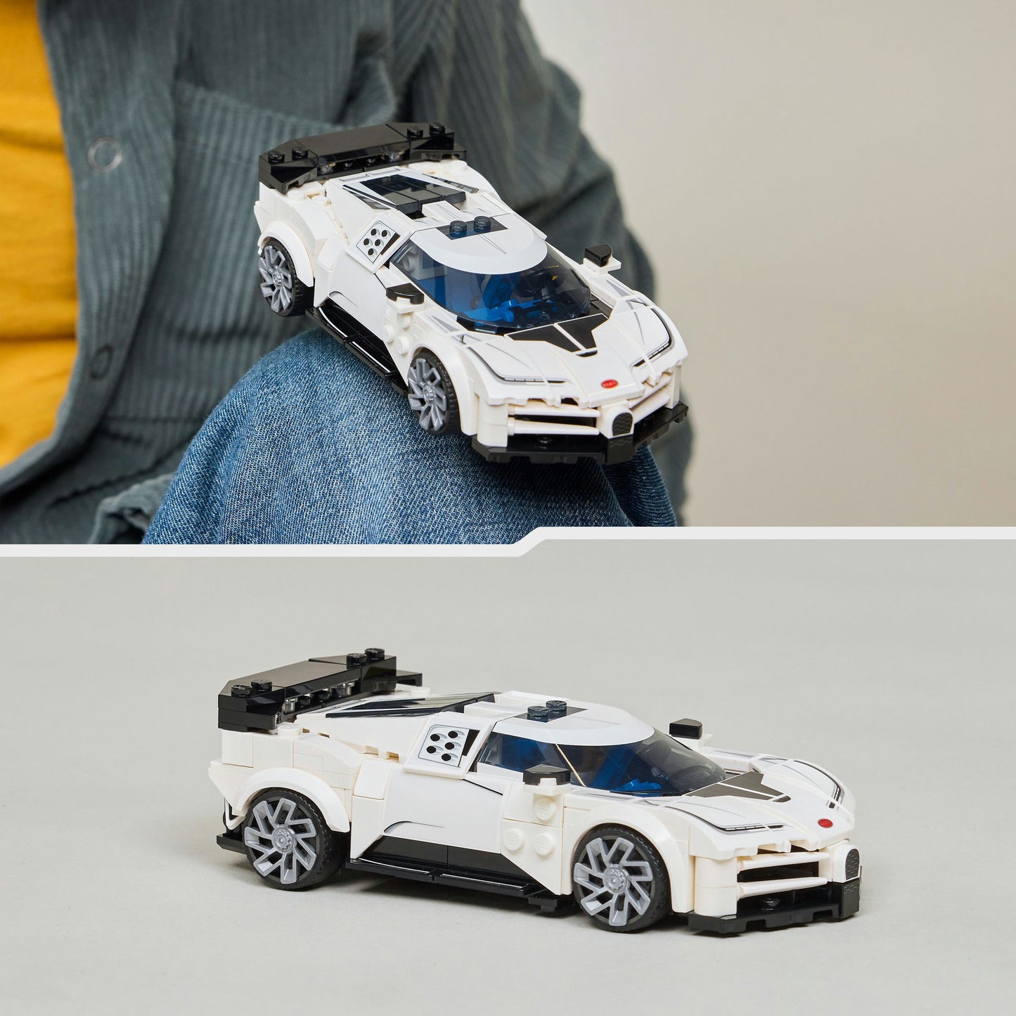 LEGO speed champions 77240 bugatti centodieci hyper sportauto