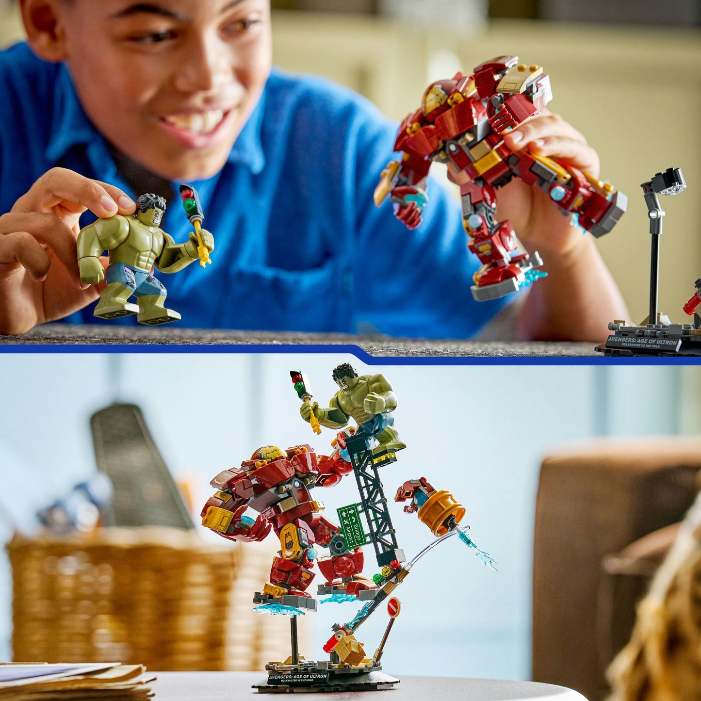 LEGO super heroes 76343 marvel ultieme strijd: hulkbuster vs. hulk