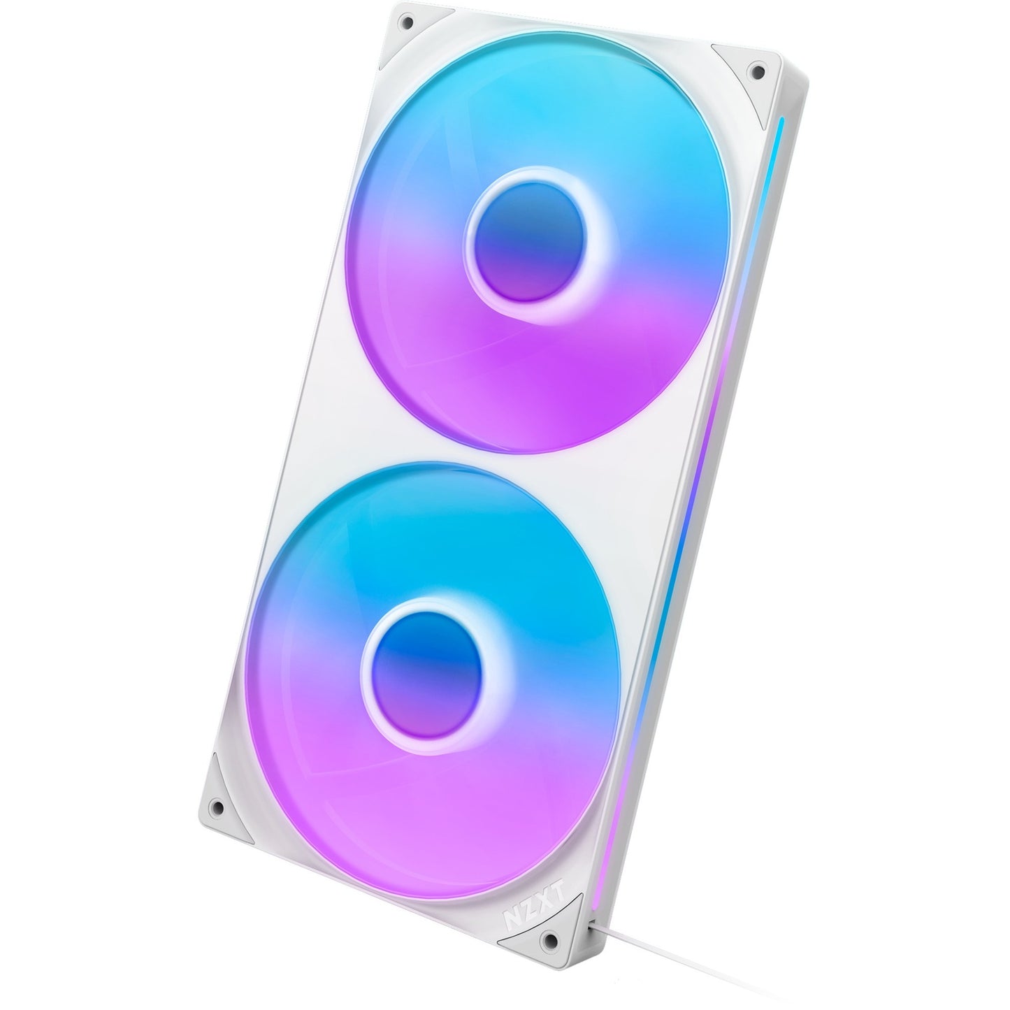 NZXT f280 rgb core case fans (wit, 2 stuks, 280 x 140 x 26 mm)
