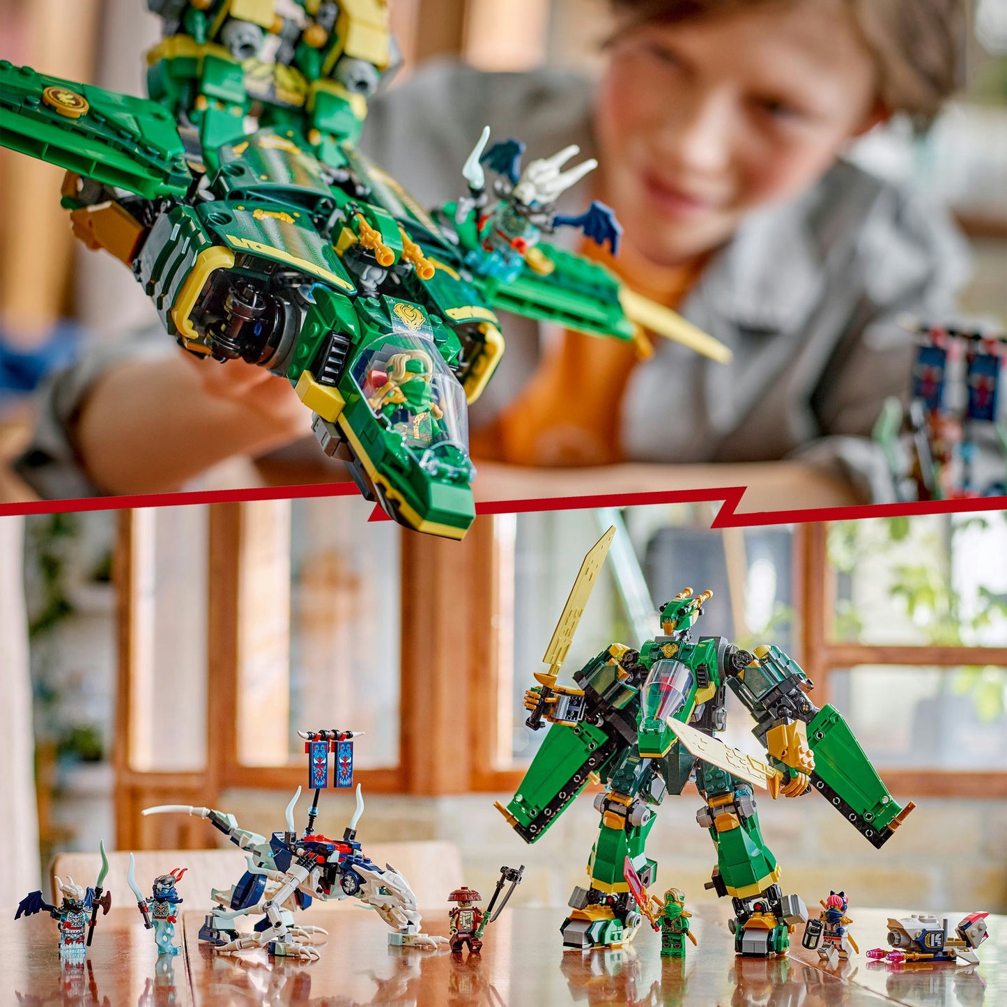 LEGO ninjago 71845 lloyds vliegtuigmecha