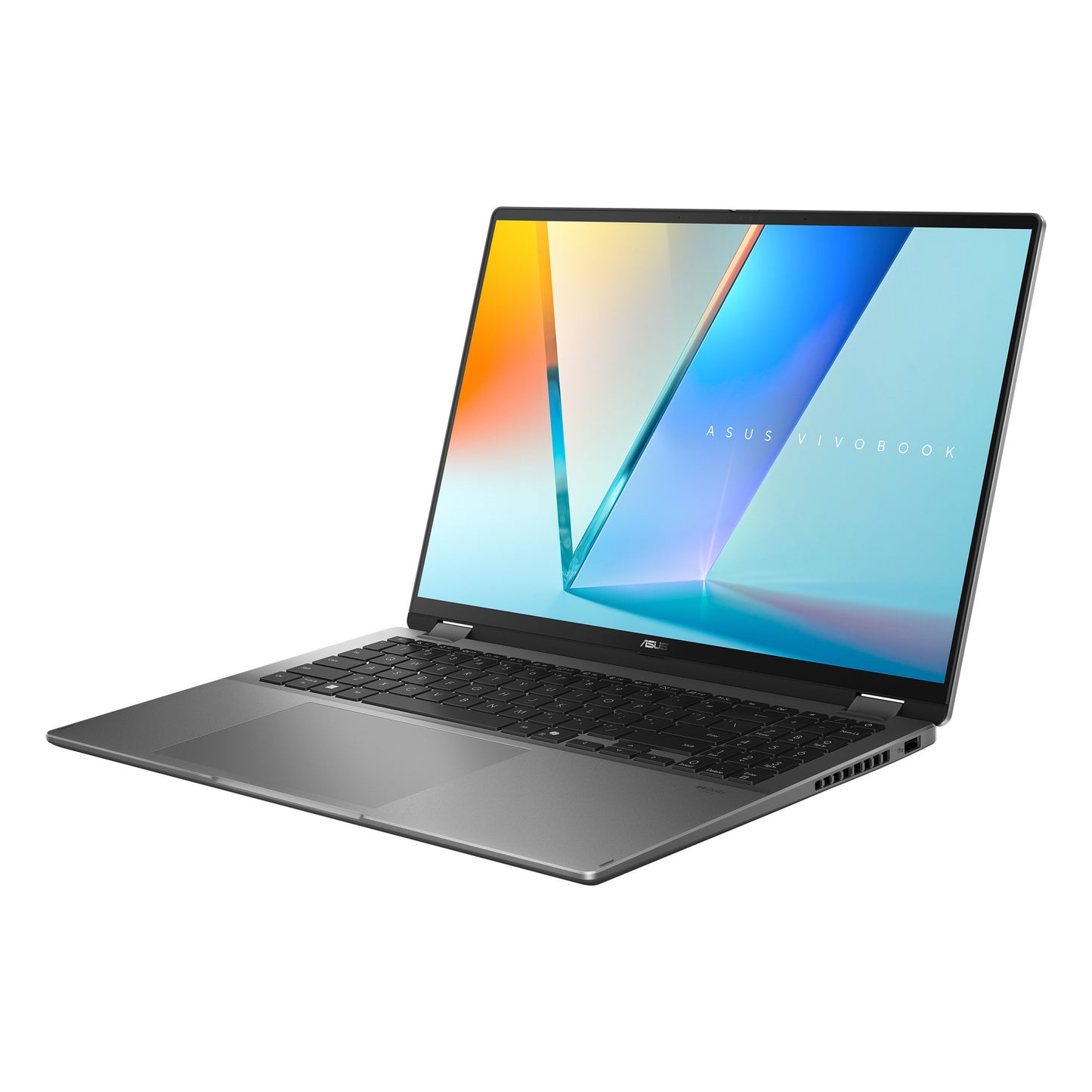 ASUS vivobook 16 flip tp3607sa-si099w 16 copilot+ 2-in-1 laptop (grijs | core ultra 7 258v | arc graphics | 32 gb | 1 tb ssd | touch)