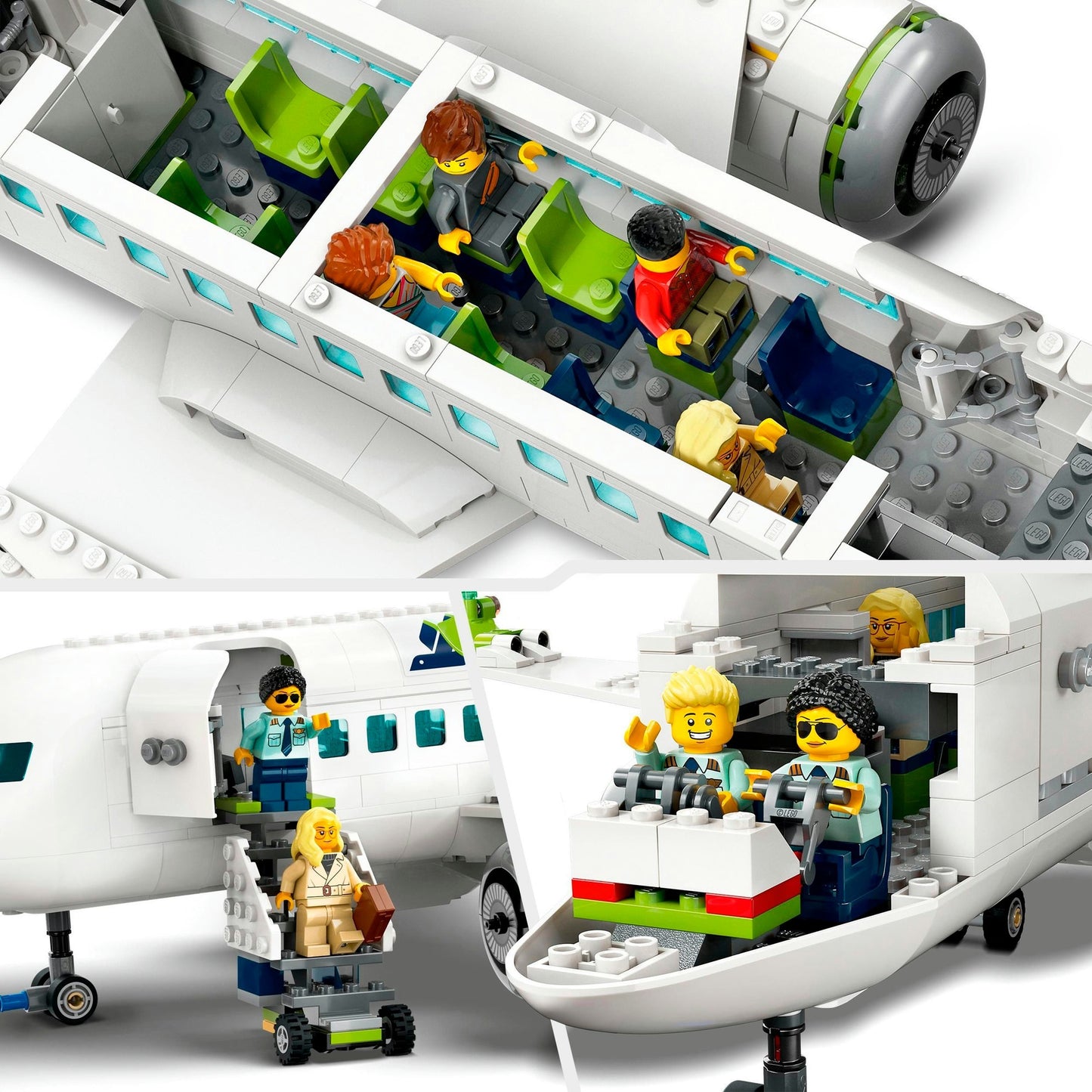 LEGO city 60367 passagiersvliegtuig