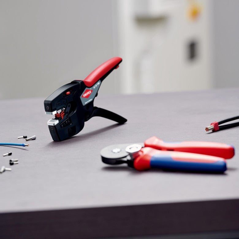 KNIPEX nexstrip striptang (zwart rood)