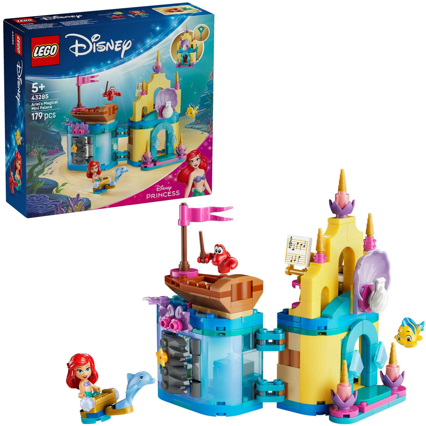 LEGO disney princess 43285 ariels magische minipaleis