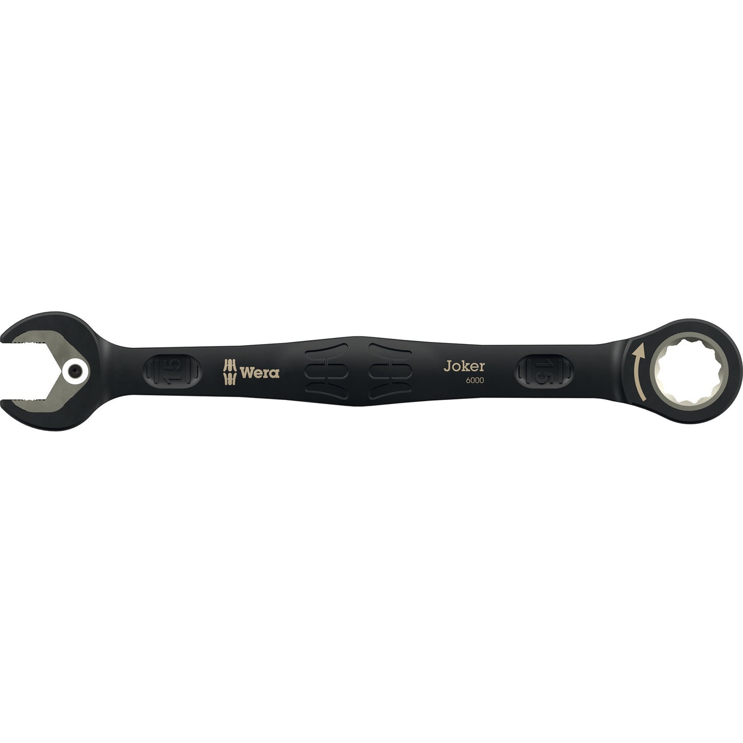 Wera 6000 joker black edition 11 set 1 steek-ringratelsleutelset, 11‑delig moersleutel (zwart)