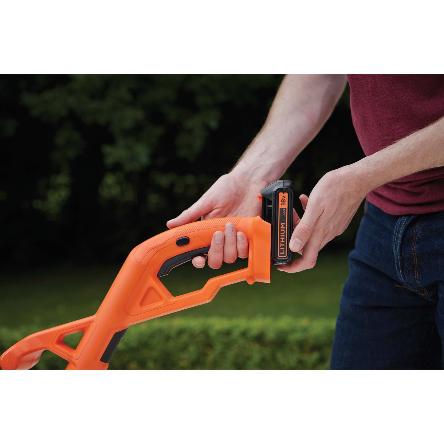 BLACK+DECKER st1823b-xj 18v afs grastrimmer 25cm (oranje zwart, accu en oplader niet inbegrepen)